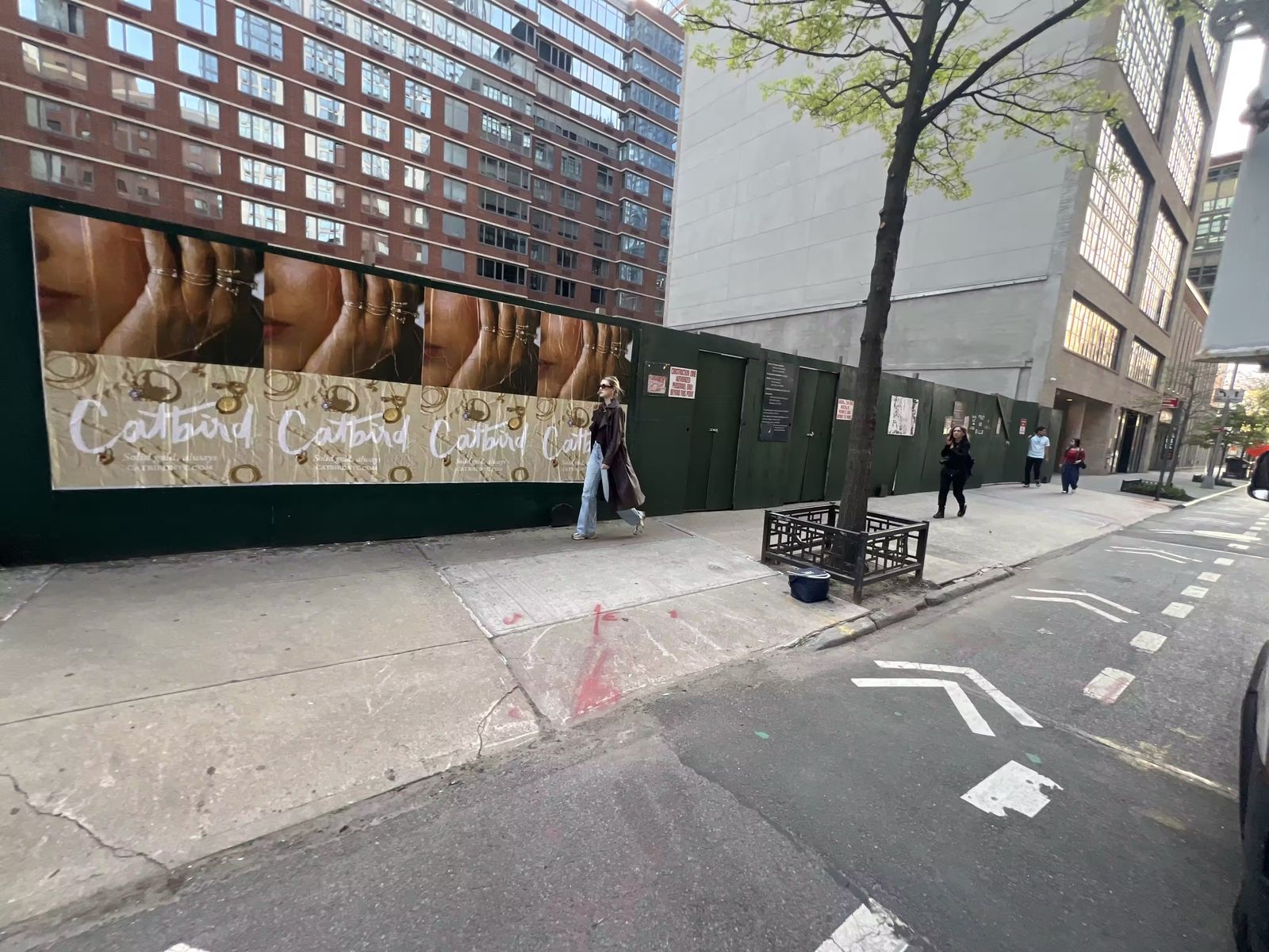 Catbird Mother's Day wild posting at 540 W 29th St, Manhattan