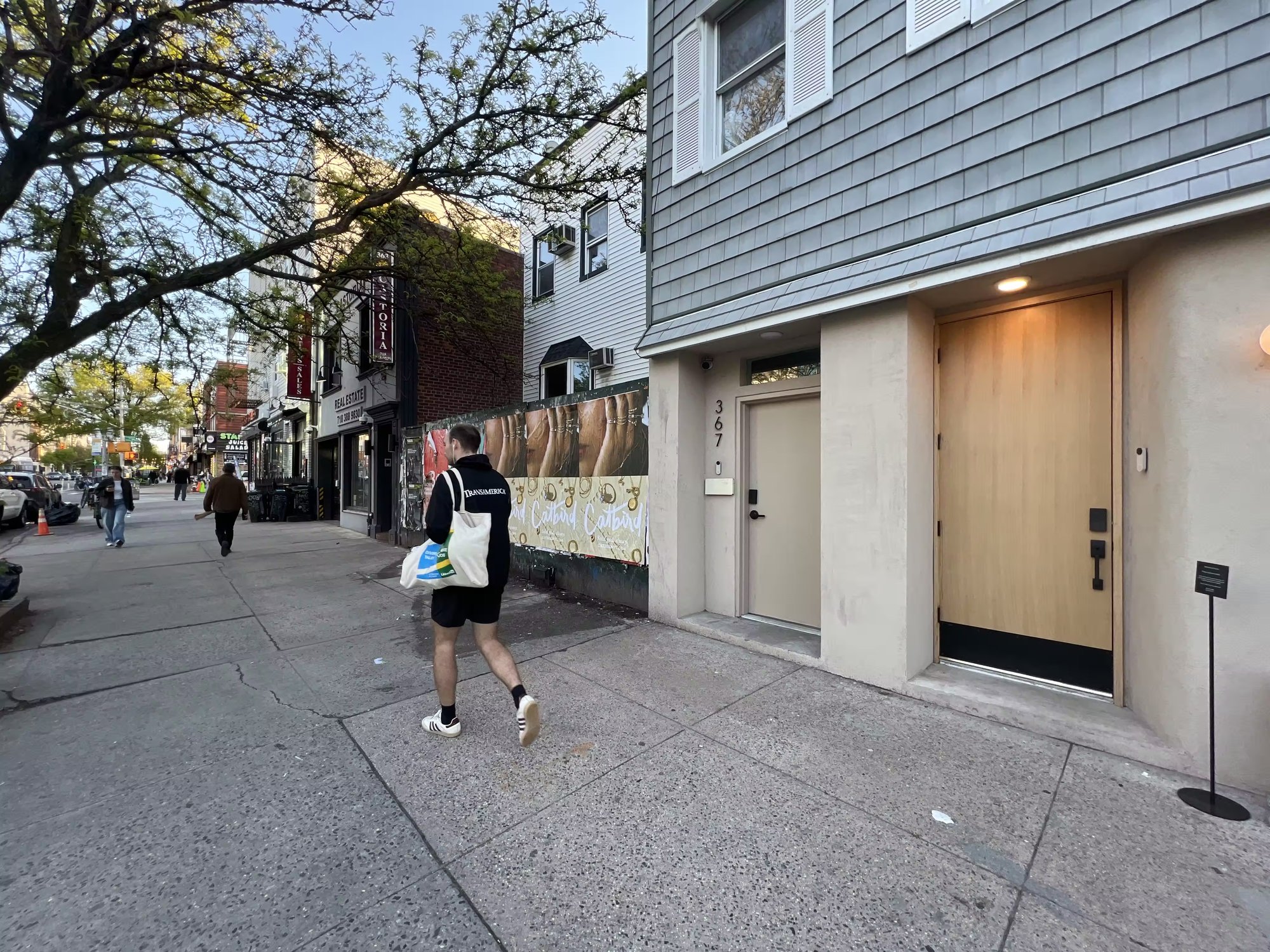 Catbird Mother's Day wild posting on Graham Avenue, Williamsburg