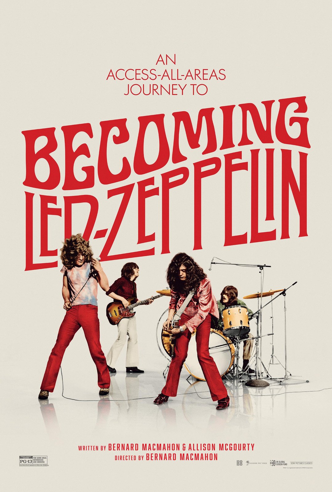 Becoming Led Zeppelin theatrical poster — An Access-All-Areas Journey