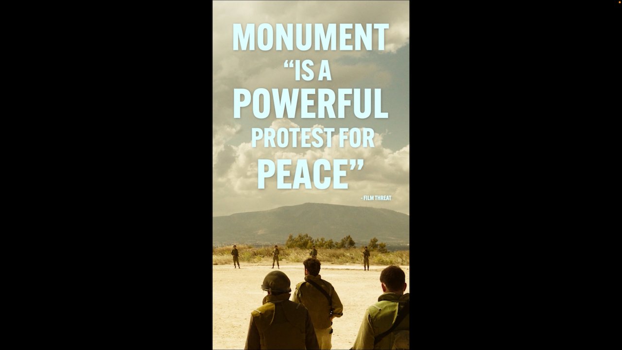 Monument Display vertical creative — Powerful Protest for Peace pull quote