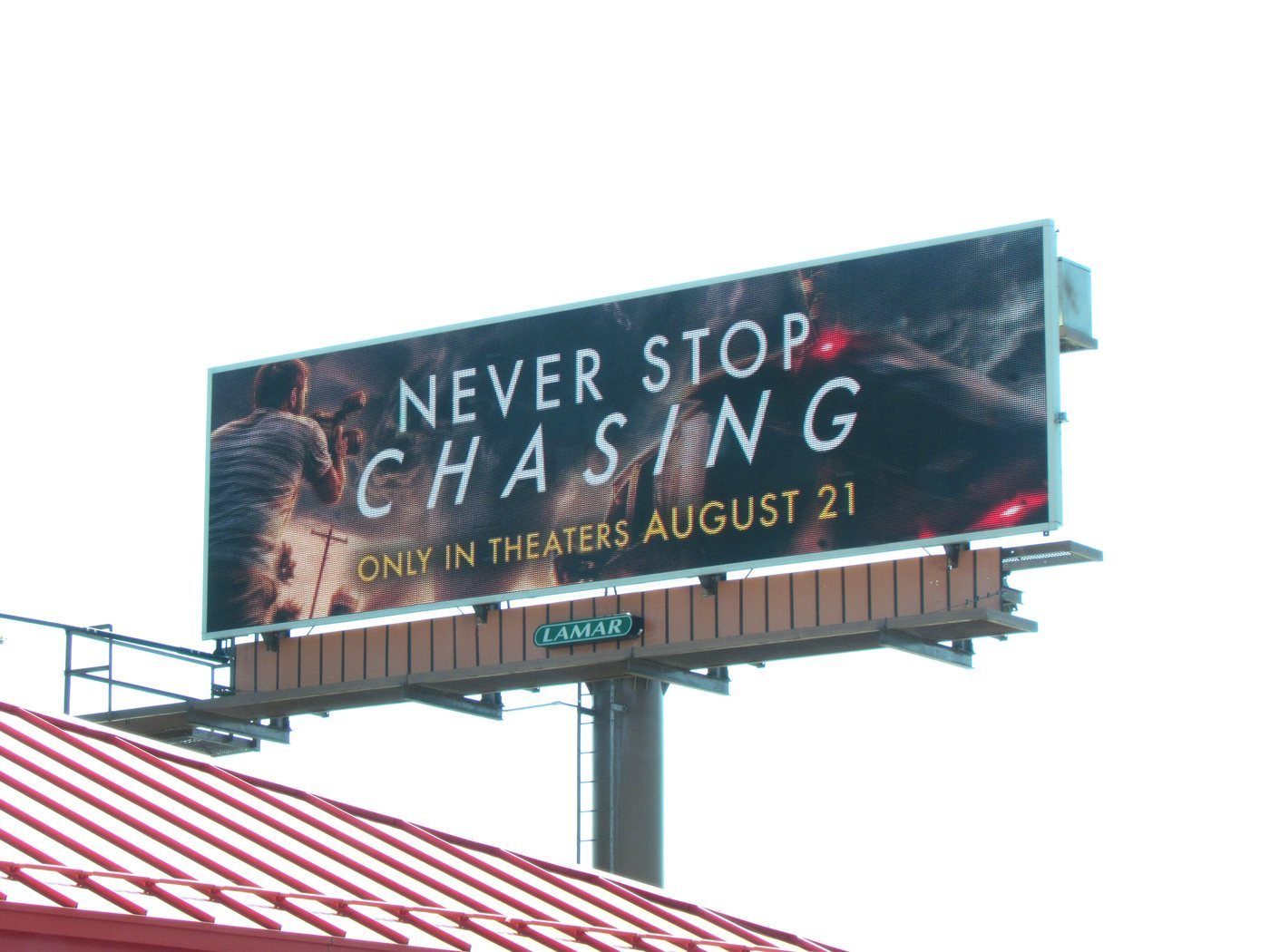 Never Stop Chasing digital bulletin, Columbus