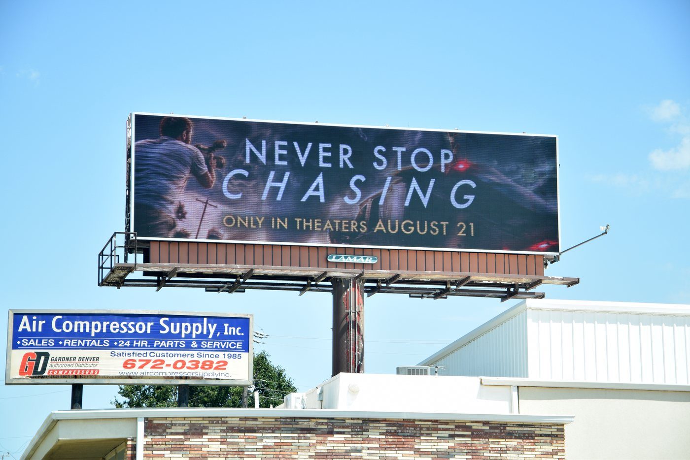 Never Stop Chasing digital bulletin, Oklahoma City